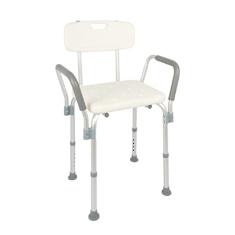 Dellamed Banqueta P/Banho Com Encosto E Braço D3-135Kg