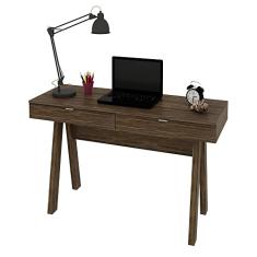 Escrivaninha com 2 Gavetas Multimóveis Cr25031 Nogal