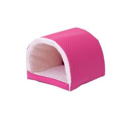 Cama Pet Para Cachorro Ou Gato Iglu Toca Sherpa Pink [F101]