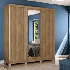 Guarda-Roupa Casal Kappesberg 3 Portas Reversíveis de Correr 3 Espelho