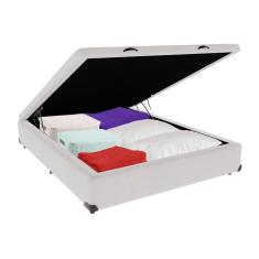 Cama Box Baú Viúvo 128x188 Branco