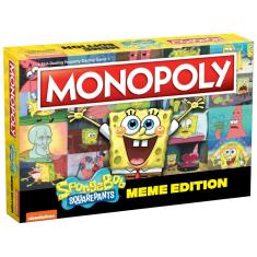 Jogo de tabuleiro Monopoly Spongebob Squarepants Meme Edition
