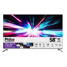 Smart Tv 58" Philco 4K Roku Led Dolby Audio Bivolt PTV58G7UR2CSBL