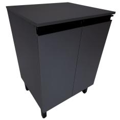 Balcão Multiuso 60 cm em MDF amplo espaço com Puxador Perfil