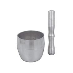 Kit Caipirinha Socador + Copo em Alumínio - AAL