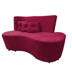 Sofa Curvo Feijão Organico Aliance 147 Vermelho