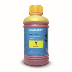 Refil De Tinta Para Impressoras Epson 250Ml Amarelo Multilaser - RF016