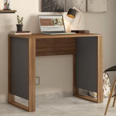 Mesa Para Computador Office Morada Demóbile Amendola/Grafito