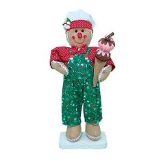 Boneco Natal Biscoito Natalino 50cm
