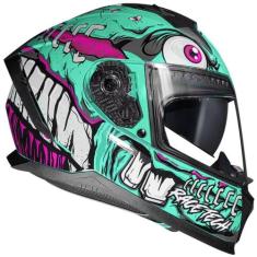Capacete Race Tech Volt Croc, Aqua, 56