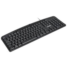Teclado Usb Multimidia Dynamic 107 +20 Teclas Multi. Abnt2 Resis. à água 1.8m Preto - Dt141