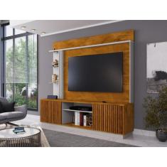 Estante Ripado Home para TV até 65 Polegadas 2 Portas LED Embutido Atl