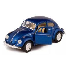 Miniatura Coleção Fusca Azul 1967  Clássico Escala 1/32 - Volkswagen