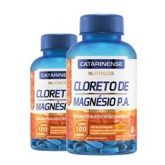 Kit 2 Cloreto De Magnésio P.a. Catarinense 100 Comprimidos