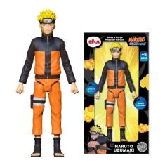 Boneco Naruto Uzumaki Shippuden 24 Cm Articulado  Elka
