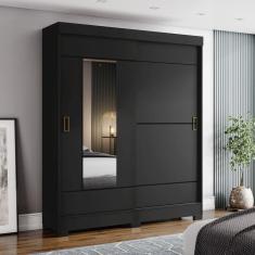 Guarda Roupa 2 Portas Deslizantes 2 Gavetas B66 Briz
