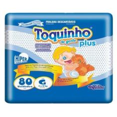 FRALDA TOQUINHO MEGA G - 80 unidades