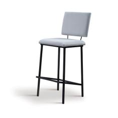 Banqueta Marcele Linho Gelo Daf Mobiliário