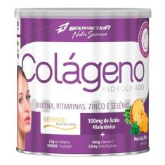 Colágeno Verisol Ácido Hialurônico Biotina 200g Bodyaction, Abacaxi co