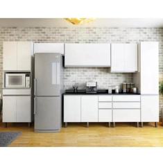 Cozinha Compacta 7 Peças 12 Portas 7 Gavetas Top Class - Batrol Móveis
