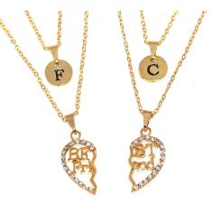 Colares Duplos Best Friends Amizade Eternas Amigas Folheado