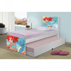 Bicama Sereia Ruiva Com Colchões