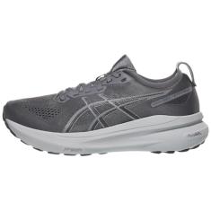 ASICS Tênis de corrida masculino Gel-Kayano 31, Aço cinza/cinza piemonte, 38