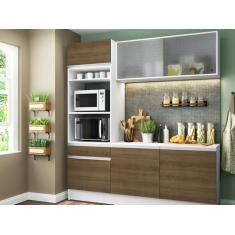 Cozinha Compacta Madesa Topazio com Balcão e Tampo