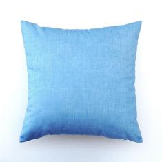Capa de almofada VivaIN veludo liso azul claro
