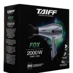Secador Taiff Fox Ion Prata 127v