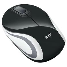 Mini Mouse sem Fio Logitech M187 Preto - 1000dpi - 910-003253