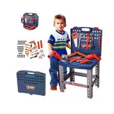 Super Kit Bancada de Ferramentas Infantil Maleta de Trabalho