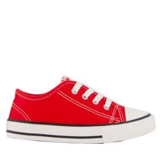 Tênis Diversão Canvas Low Infantil Vermelho 36
