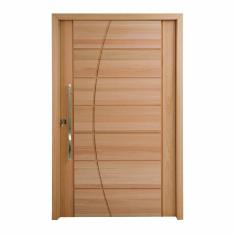 Porta Pivotante Maciça 214x109cm Eucalipto Pm93 Seleta Cruzeiro Portas Nude