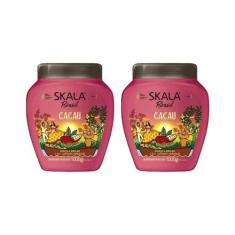 Creme Skala 1Kg 2Em1 Cacau - Kit Com 2Un