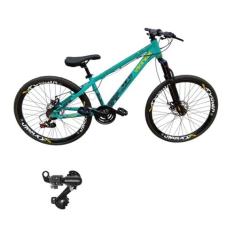 Bicicleta Aro 26 vikingx Tuff 30 Aluminio Mtb Freeride 21v Cambio Shim