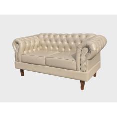 Sofá 2 Lugares Decoração Sara Recepção Dom Pedro Chesterfield