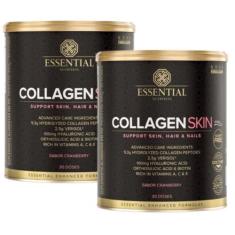 Kit 2x Collagen Skin - (330g cada) - Essential Nutrition, Cranberry
