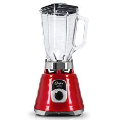Liquidificador Oster New Osterizer Clássico, 1,25L, 110V, Vermelho, 700W, BLST4126R