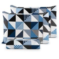 Kit Lençol Casal 4 Peças Algodão 400 Fios Toque Confortavel - Gaby Enx