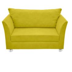 Namoradeira lisboa 02 lugares para sala salão escritório Suede Amarelo