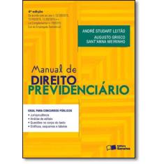 Manual de Direito Previdenciário - SARAIVA (JURIDICOS) - GRUPO SARAIVA