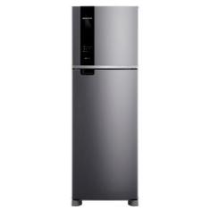 Refrigerador de 02 Portas Brastemp Frost Free 415 Litros Classe A Inox com Safe Power e Smart Cold - BRM52MKANA