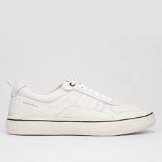 Tênis Couro Democrata Denim Casual Masculino-Masculino