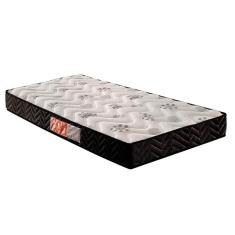 Colchão Solteiro Espuma Pasquale Black D45 88x188x20cm Preto Paropas