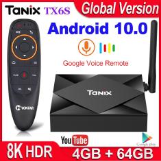 Tanix TX6S Caixa Smart TV Android 10 32 4GB RAM GB H616 64GB Allwinner Quad Core Android 10.0 TV Box