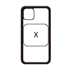 Capa de teclado com símbolo X para iPhone 11 Pro Max para Apple Mobile Case Shell