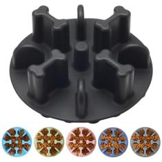 Inserção de tigelas para cães com alimentação lenta, de silicone macio, antiasfixia, alimentador lento, antiderrapante, compatível com tigelas elevadas regulares para cães