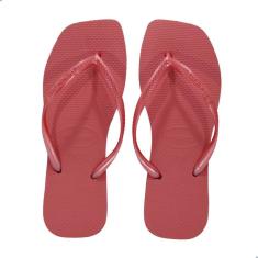 Chinelo Feminino Havaianas Slim Square Fc-Coral