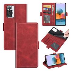 Capa para Xiaomi Redmi Note 10 Pro, carteira de couro PU premium estilo livro ímã capa flip dobrável suporte capa com compartimentos para cartão para Xiaomi Redmi Note 10 Pro Max capa de telefone